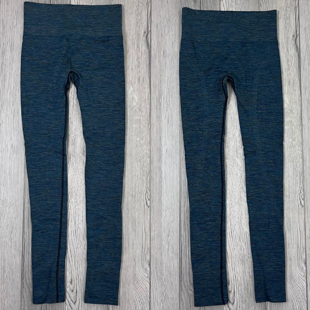 Ivy Park Size M Green Seamless High Rise Activewear Pullon Gym Athletic Leggings